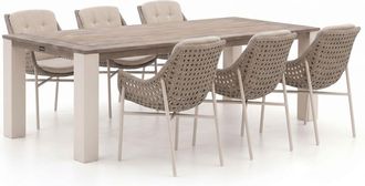 Manifesto Furniture Manifesto Novara/ROUGH-X 240cm dining tuinset 7-delig