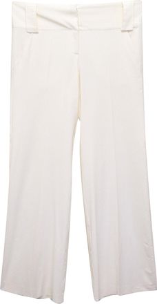 JC de Castelbaljac JC De Castelbajac Cream Trousers Size S