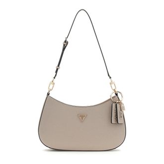 Guess Noelle II Top Zip Shoulder Bag - female - Guess - Shoulder Bags - Beige - ONE SIZE - Bags