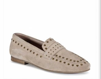 Diba Womens Canyon Suede Flat Loafer In Taupe