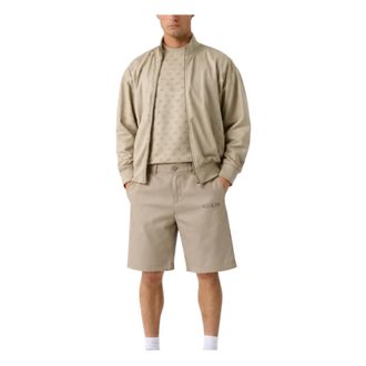 Guess Casual Shorts, male, Brown, Size: XL Polyamide Shorts