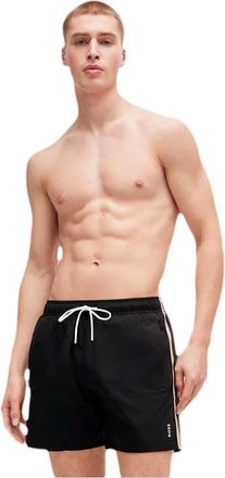 HUGO BOSS Mens Signature Swimsuit - Black material_polyester - Size X-Large