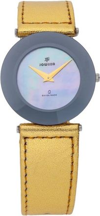 Jowissa I.0774.L Horloge - Dames - Horloges - Geel - ONE Size - Leer - Accessoires