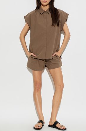 Matteau Short-sleeved Shirt, Womens, Brown
