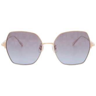 Chopard Blue Briwn Mirror Gradient Butterfly Ladies Sunglasses SCHL02M 300L 57