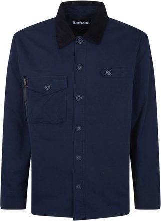 Barbour Casual Shirts - Heren - Zomerjassen - Blauw - XL - Jassen
