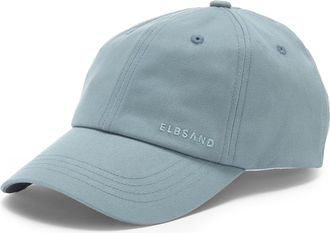 Elbsand Schirmm&uuml;tze ELBSAND Cap, Damen, blau, Materialmix, clean, unifarben, M&uuml;tzen Schirmm&uuml;tze, Sommerm&uuml;tze, Basecap, Kopfbedeckung VEGAN