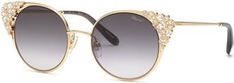 Chopard Smoke Gradient Cat Eye Ladies Sunglasses SCHL06S 0300 53