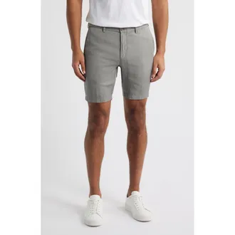 Scott Barber Flat Front Shorts in Sharkskin at Nordstrom Rack, Size 32