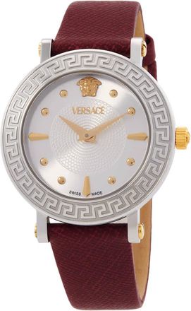 Versace Greca Sphere Quartz Silver Dial Ladies Watch VE9C00124