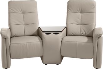 Exxpo Sofa Fashion 2-Sitzer »Tivoli, Kinosofa, bequem,« mit Relaxfunktion, integrierter Tischablage und Stauraumfach