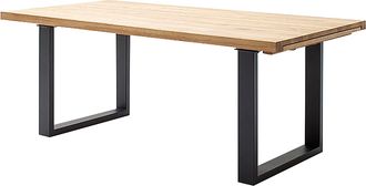 MCA Furniture Kulissen-Esstisch »Dayton Esstisch Kufentisch« Synchronauszug,ausziehbar,eiche,massiv,extra lang,XXL,belastbar 50 kg