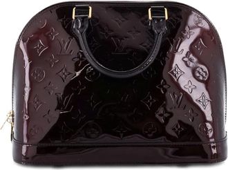 Louis Vuitton Alma Handbag Monogram Vernis PM satchel - Rood
