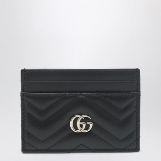 Gucci GG Marmont card holder black/gold