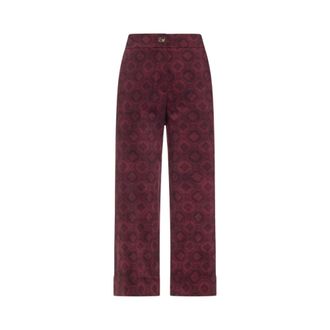 Pierre-Louis Mascia Wide Trousers, female, Red, Size: XS Dylan Palazzo Trouser