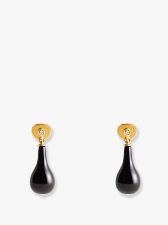 Toteme Orecchini Onyx drops in ottone - TOTEME - gender_Woman