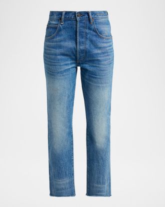 Tom Ford Stonewashed Cropped Denim Jeans