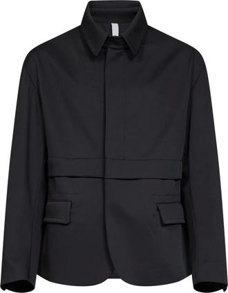 Hev&ograve; Heren, Jassen, Zwart, Maat: XL Poliester