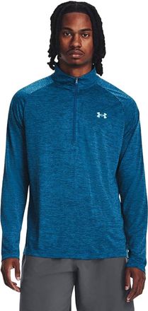 Under Armour Mens Tech 2.0.5 Zip, (426) Varsity Blue / / Blizzard, Large