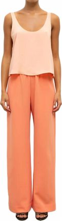 Leset Arielle Pocket Pant In Pamplemousse