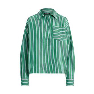 Ralph Lauren Tops, Dames, Groen, L, Katoen, Stachee Shirt