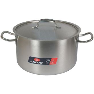 Lacor Cacerola Alta De Acero Inoxidable - 59 L - 50 Cm