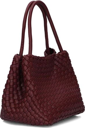 Hvisk Tassen, Dames, Rood, ONE Size, Lily Gevlochten Structuur