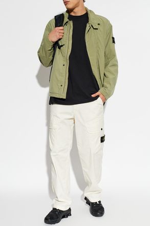 Stone Island Insulated Jacket With Pockets, Mens, Green