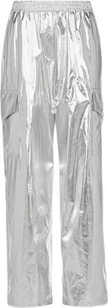 MCM Cargo Pants in Metallic Polyester in Silver at Nordstrom, Size Medium Eu