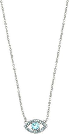 Kurt Geiger Pav&eacute; Evil Eye Pendant in Blue at Nordstrom Rack