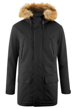 Maier Sports Funktionsjacke MAIER SPORTS OLAF, Herren, Gr. 50, schwarz, 100% Polyester, Jacken Funktionsjacke, Wasserdichte Outdoorjacke mit Wattierung