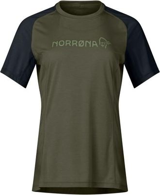 Norr&oslash;na Fj&oslash;r&aring; Equaliser Lightweight T-Shirt Velotrikot f&uuml;r Damen | oliv