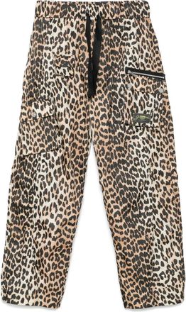 Ganni Cargo in cotone - Marrone