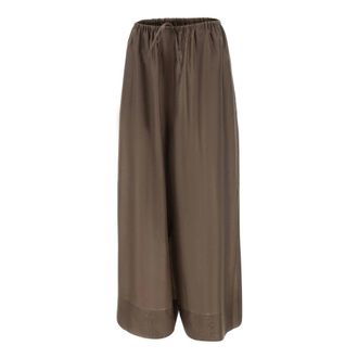 Entire studios Wide Trousers, female, Brown, Size: M Vento Wide Leg Pant