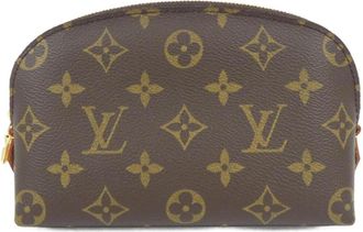 Louis Vuitton Marron Monogram Pochette Pouch (Pre-Owned)