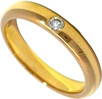 Harry Winston Yellow Gold Yellow Gold (18K) Wedding Ring (Pre-Owned)