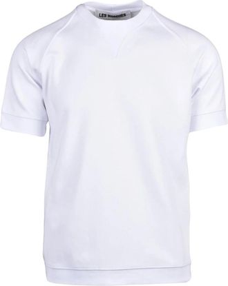 Les Hommes Felpa - Heren - Sweatshirts - Wit - M - Katoen - Hoodies & sweatvesten