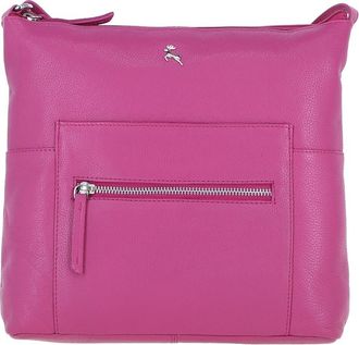 Ashwood Leather Womens Bondoran Versatile Real Shoulder Bag - Berry - One Size