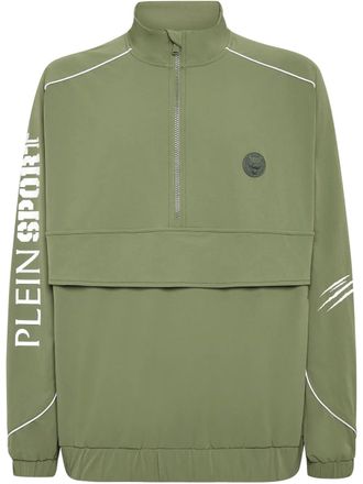 Plein Sport logo-print sweatshirt - men - Fabric - L - Green