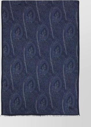 Etro cashmere-blend paisley scarf