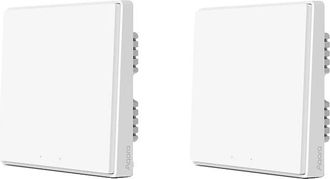 OEM Interruptor De Pared Inteligente, Compatible Con Zigbee, Control Remoto Inal&aacute;mbrico, 2 X D1 Sin Neutro 1k