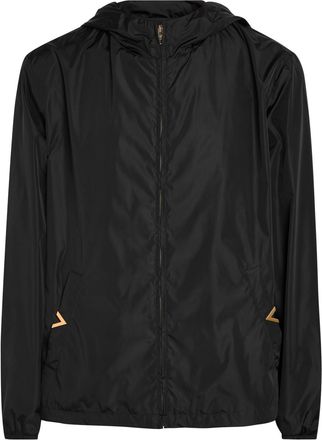 Valentino Garavani Hooded Shell Jacket - Black - 54 (IT54 / Xxl)