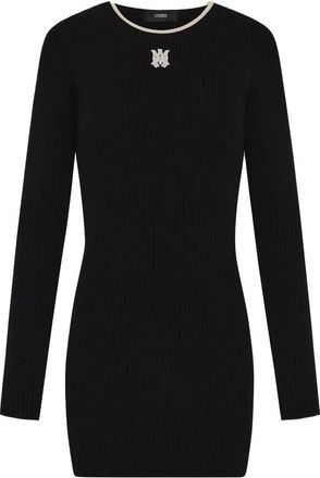 Amiri WOMENS MA MINI DRESS Size: L, colour: BLACK