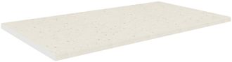 ebuy24 Ebuy24 - Vcm Worktop 28 Mm De Espesor Ancho 120 Cm F&aacute;cil De Limpiar Encimera De Cocina - Esilo (blanco)