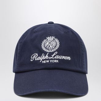 Polo Ralph Lauren Cappello da baseball blu navy in cotone
