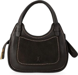 PLINIO VISONA Vittoria Tas - Dames - Tassen - Bruin - Maat: ONE Size Leer