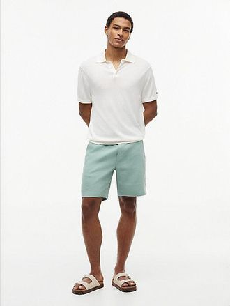 Tommy Hilfiger Dover Linen Blend 8 Inseam Chino Shorts