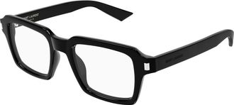Saint Laurent SL 947 Optisch Montuur - Heren - Brillen - Zwart - 50 MM - Accessoires