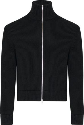 Maison Margiela Cardigan in lana vergine - Nero