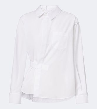 sacai Camicia in popeline di misto cotone